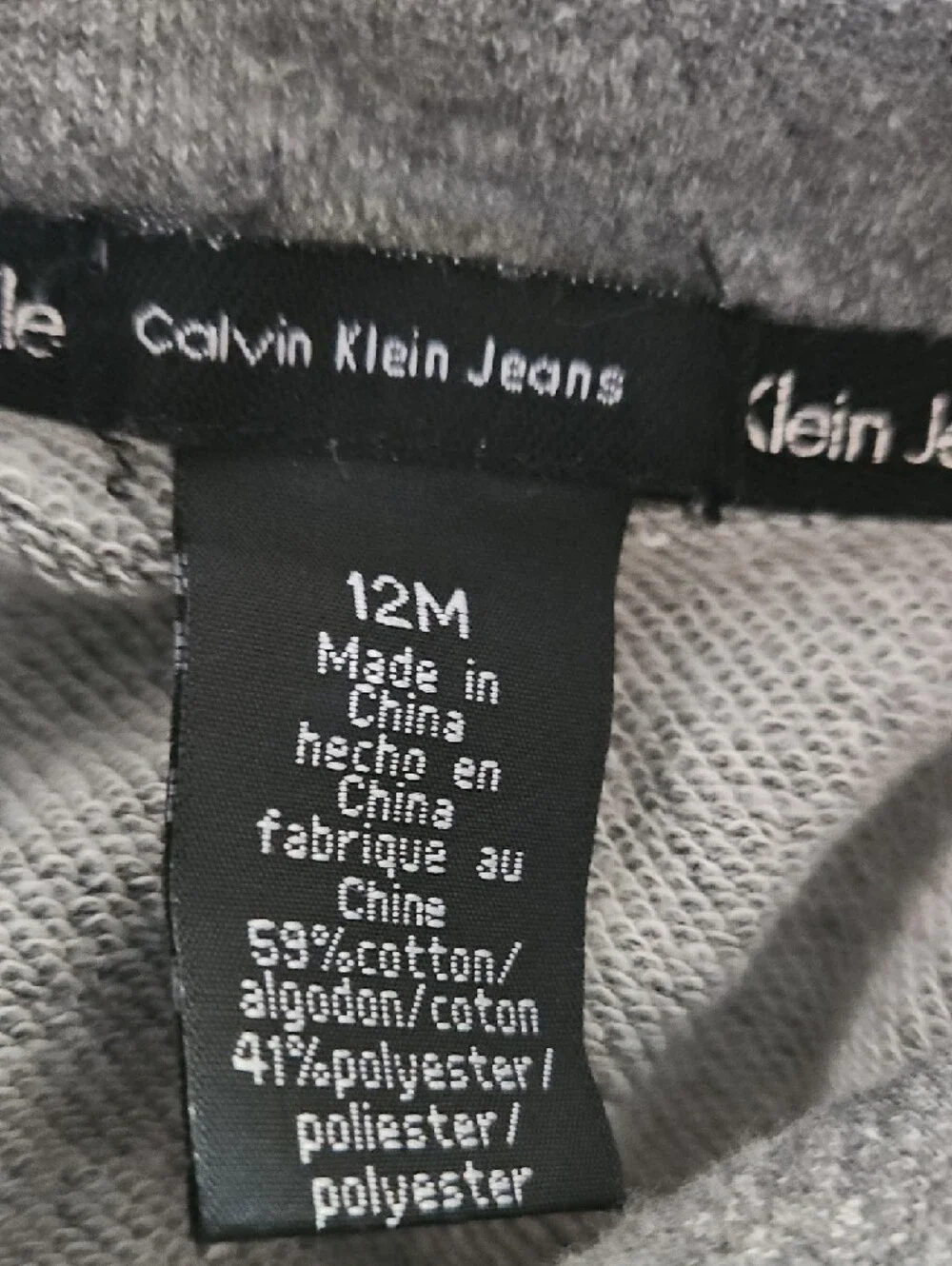 Calvin Klein Jeans structured button